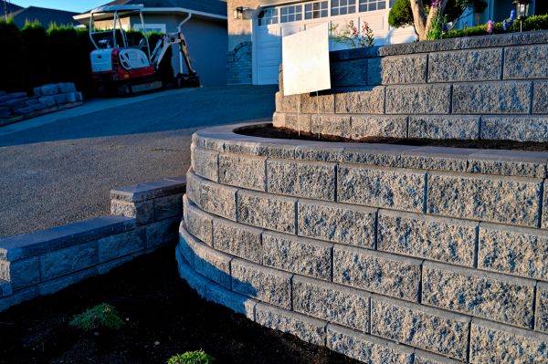 Stone Retaining Wall Repair in Brighton