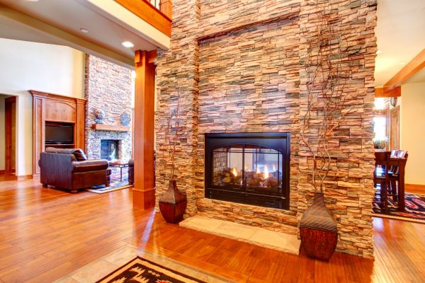 Stone Hearth Installation in Brighton